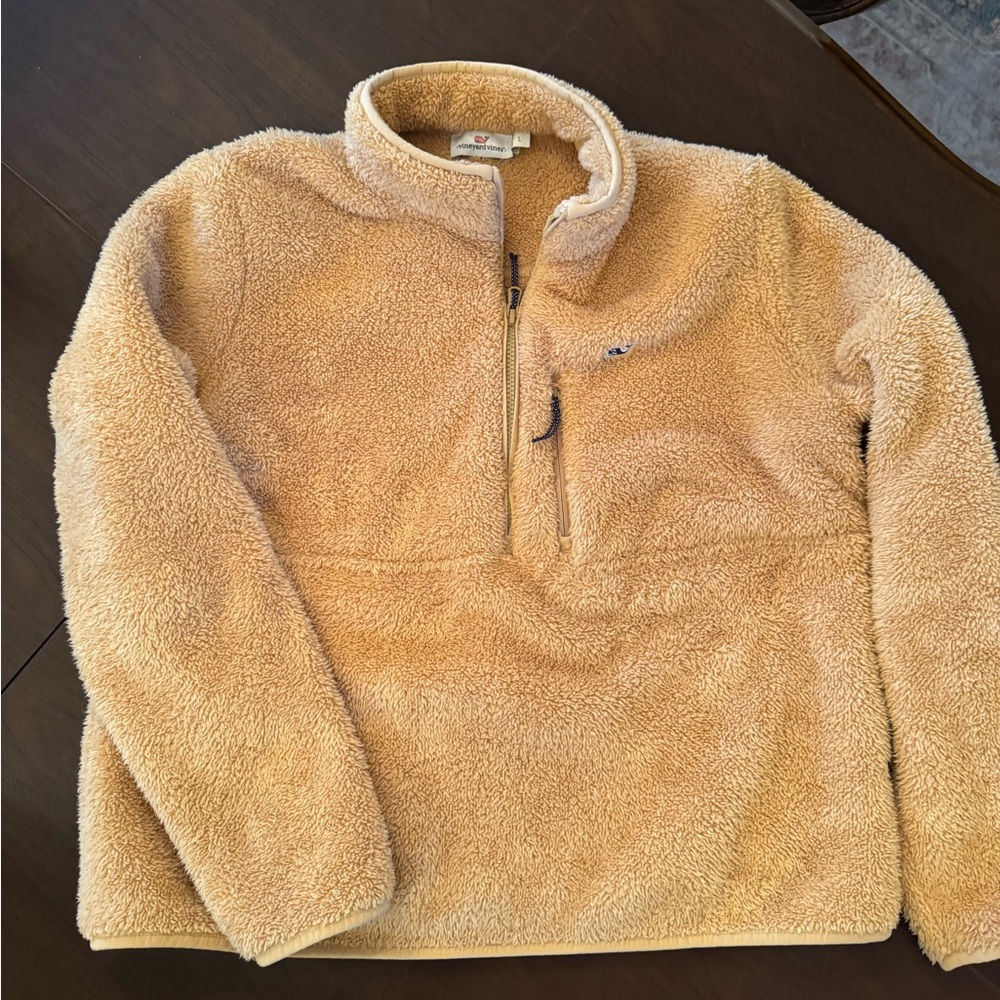 Women’s Tan Fleece Sweater